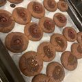 El cooksnap de Gisselle Mironi cuando hizo Ojitos de cacao y mermelada de cereza.