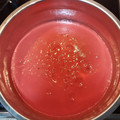 El cooksnap de Alfredo Dki cuando hizo Gazpacho de remolacha.