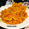 Hetal Shah का कुकस्नैप जब उन्होंने बेसनी करेला (besani karela recipe in Hindi) बनाया था।