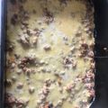 El cooksnap de Itzia Escobar cuando hizo Gratinado de papa y chayote.