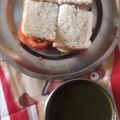 Mannat Gupta का कुकस्नैप जब उन्होंने वेज सैंडविच (Veg sandwich recipe in Hindi) बनाया था।