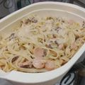 Cooksnap dari Denny Kurniawan untuk resep 214. Fettuccine Beef Sausage Carbonara