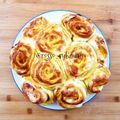 il rosso rubinian quando ha preparato Torta di rose salata impasto pan brioche