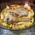 El cooksnap de Julián cuando hizo Muslos de pavo al horno.