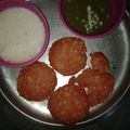 Meena Garg's cooksnap of when they made Sabudana tikki.