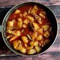 Bipasha Ismail Khan's cooksnap of when they made পেঁপে দিয়ে মুরগির মাংসের ঝোল (papaya chicken curry recipe in Bengali).