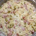 Ildikó Mészáros Zoltánné Cooksnap-ja, amikor elkészítette a(z) Baconos virslis zöldborsós tészta receptet.