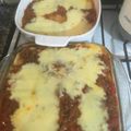 El cooksnap de Juan Müller cuando hizo Lasaña de jamón y queso.