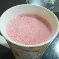 El cooksnap de Dea cuando hizo Licuado de fresa.