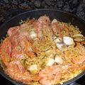 El cooksnap de Ruth Lopez Perera cuando hizo Fideuá con marisco y merluza.