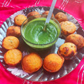 Arvinder kaur का कुकस्नैप जब उन्होंने चटपटे मटर अप्पे (Chatpate matar appe recipe in Hindi) बनाया था।