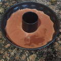 El cooksnap de Irene cuando hizo Flan de chocolate negro.