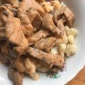 kisördög Cooksnap-ja, amikor elkészítette a(z) Bakonyi gombás csirkemell receptet.