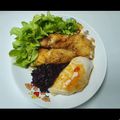 รูป Cooksnap ของ PoR PiN Mevongsom เมื่อเขาทำ ไข่ขาวม้วนคู่อกไก่ราดน้ำสลัด