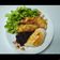 รูป Cooksnap ของ PoR PiN Mevongsom เมื่อเขาทำ ไข่ขาวม้วนคู่อกไก่ราดน้ำสลัด