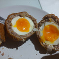 El cooksnap de Benjamin Caballero cuando hizo Huevos escoceses.