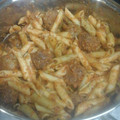 El cooksnap de Shamiram Youssefi cuando hizo Espaguetis con salsa de tomate y albóndigas.