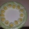 LaShea Rhine's cooksnap of when they made Deviled Eggs.