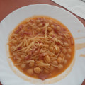 El cooksnap de elvi sanluis cuando hizo Garbanzos con fideos.