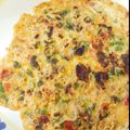 Dimple Sushil Malhotra का कुकस्नैप जब उन्होंने वेजिटेबल चीला (vegetable cheela recipe in Hindi) बनाया था।