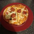 BakerToad's cooksnap of when they made Super Easy Flat Bread Pizza.