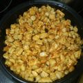 El cooksnap de cocina cuando hizo Mote aliñado.