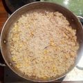 El cooksnap de Xime Moreno cuando hizo Arroz blanco.