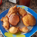 El cooksnap de Dora Alexandra Gomes Fernandes cuando hizo Fritos de calabaza (buñuelos).