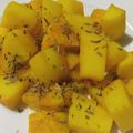 Marium Wasim's cooksnap of when they made Aloo ki spicy bhujiya.