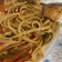 El cooksnap de Miriam Gil cuando hizo Fideos con pollo agridulce y verduras salteadas.