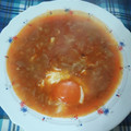 El cooksnap de josi E. cuando hizo Sopa de ajo (sopa castellana).