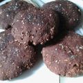 El cooksnap de Chica Bipolar cuando hizo Galletitas saludables de algarroba.