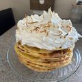 El cooksnap de Giovanna Aplanalp cuando hizo Torta Rogel, con merengue cocido.