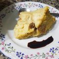 El cooksnap de Maria Laura Galindo cuando hizo Budín de pan con pasas al ron.