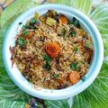 Chanda shrawan Keshri का कुकस्नैप जब उन्होंने वेज बिरयानी (veg biryani recipe in Hindi) बनाया था।