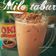 Cooksnap Ziana Chesaad semasa beliau membuat Ais milo tabur.