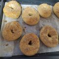 El cooksnap de Ana cuando hizo Bagels con semillas.