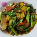 รูป Cooksnap ของ Toshinalo Iscore เมื่อเขาทำ คะน้าปลากระป๋อง