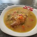 El cooksnap de Megane cuando hizo Arroz caldoso con conejo y verduras al cúrcuma de mi madre.