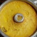 El cooksnap de Estela Eva cuando hizo Flan de huevo de avestruz.