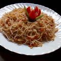 sandhya Dutta 's cooksnap of when they made এগ ভেজ চাউ (egg veg chow recipe in Bengali).