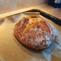 Angéla Ág Cooksnap-ja, amikor elkészítette a(z) Könnyű kovászos kenyér receptet.