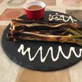 El cooksnap de grego&monica cuando hizo Calçots y salsa.