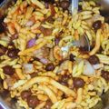 raman का कुकस्नैप जब उन्होंने भेल पूरी  (bhel poori recipe in Hindi) बनाया था।