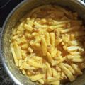 El cooksnap de Rafa cuando hizo Tallarines con salsa de calabaza y queso.