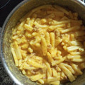 El cooksnap de Rafa cuando hizo Tallarines con salsa de calabaza y queso.