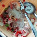 Cooksnap Azira Aziz semasa beliau membuat Kerabu Suhun 🇹🇭.