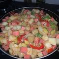 El cooksnap de Fanny Moralees cuando hizo Calabacitas con papas y tocino.