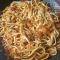 El cooksnap de Jesica Soledad cuando hizo Fideos con salsa mediterránea.