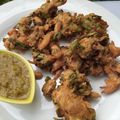 Anamta Azeem's cooksnap of when they made Pyaz pakora.